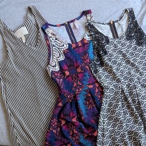 Women's Multicolor Dress Trio